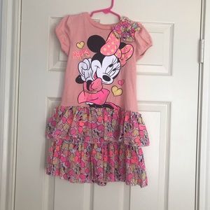 Little girls Disney Minnie Mouse dresses